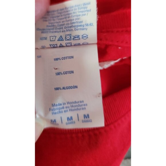 Year Of The Dragon Red T-Shirt M Port & Company 100% Cotton Womens Apparel - Picture 4 of 4